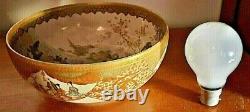 1900's Antique Stunning Vintage Japanese Satsuma Bowl Large 7 Inches