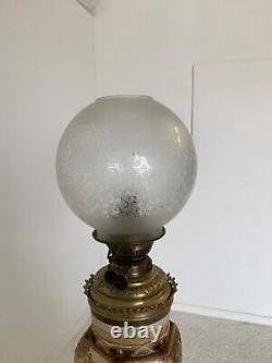 19th century Japanese Meiji period satsuma table lamp