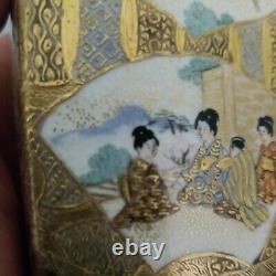 19th century Meiji Satsuma Porcelain Gold
