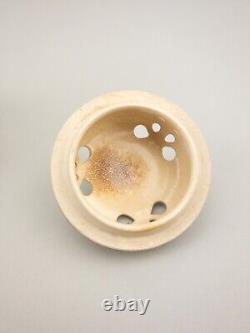 Antique 19thc Japanese Satsuma Miniature Koro Signed Incense burner