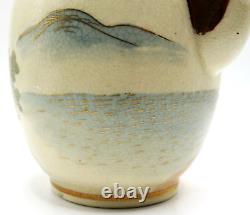 Antique Early 20th Century Hand Painted Japanese Satsuma Porcelain Creamer