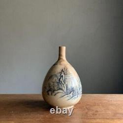 Antique Japanese Edo Meiji Period Kyoto Satsuma By Kinkozan Vase Pottery B