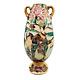 Antique Japanese Moriage Satsuma Vase Urn Hand Painted Porcelain Geisha 11.75