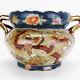 Antique Japanese Satsuma Jardiniere by Gyokushu Hand Painted Meiji Period Large