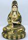 Antique Japanese Satsuma Kannon Buddha Figure, Meiji period