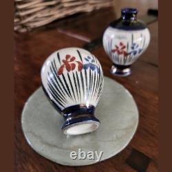 Antique Japanese Satsuma Miniature Vases