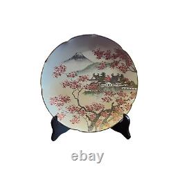 Antique Japanese Satsuma Plate Vintage Hand-Painted Collectible Plate