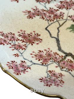 Antique Japanese Satsuma Plate Vintage Hand-Painted Collectible Plate