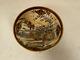 Antique Japanese Satsuma Signed Porcelain Bowl with Figures Mountain Tree Dec