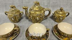 Antique Japanese Satsuma Tea Set