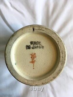 Antique Japanese Satsuma Vase High Quality Moriage Signed Kusube