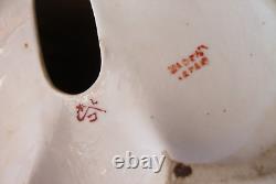 Antique Japanese satsuma moriage kutani porcelain Buddha 8 x 6