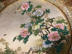 Antique Large RARE Japanese Satsuma Bowl, Meiji Period. 8 1/8 diameter