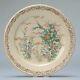 Antique Meiji period Japanese Satsuma Plate with Flowers decoration