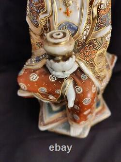 Antique Satsuma Kannon/Guanyin Goddess Of Mercy Japanese Statue Figurine 10