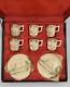 Antique or Vintage Japanese Satsuma Meiji Porcelain Coffee or Tea Set by Ogurusu