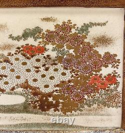 Beautiful Japanese Meiji Satsuma Tray Bowl By Gyokuzan