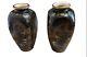 Beautiful Satsuma Vases Meiji Period Hododa Markings Late 19th Century