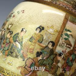 Japanese Antique Satsuma Small Vase Meiji Period