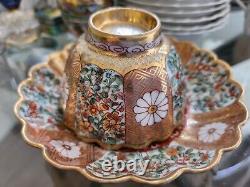 Japanese Satsuma Teacup And Saucer