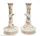 Japanese Satsuma Ware Pottery Vase Pair with Dragons & Figures Antique c1900