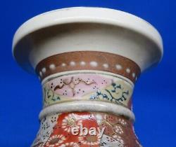 Japanese Satsuma vintage Victorian Meiji Period oriental antique Samurai vase