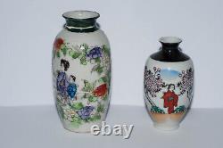 Japanese satsuma vases