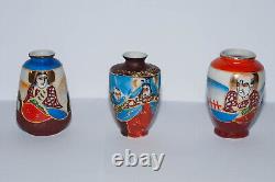 Japanese satsuma vases