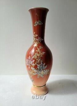 Lovely Pair Of Large Antique Japanese Kyoto Satsuma Kinkozan Vases
