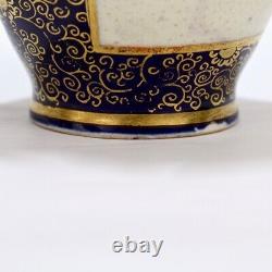 Old Signed Japanese Satsuma Miniature Pottery Vase Kinkozan Kozan PT
