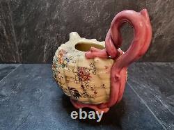 Rare Antique Satsuma Style Japanese Porcelain Tea Pot Damaged