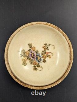 Satsuma Bowl with Lid, Japan, c. 1920