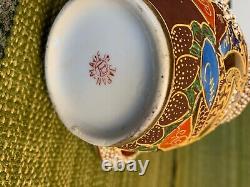 Satsuma Tea Set, 10 piece, Japanese Dragon ware, antique, circa 1930