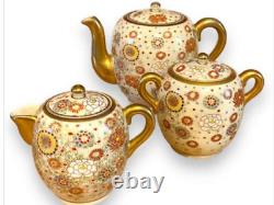 Satsuma Three-Piece Tea Set