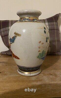 Vintage Satsuma vase Hand Painted Meiji Style